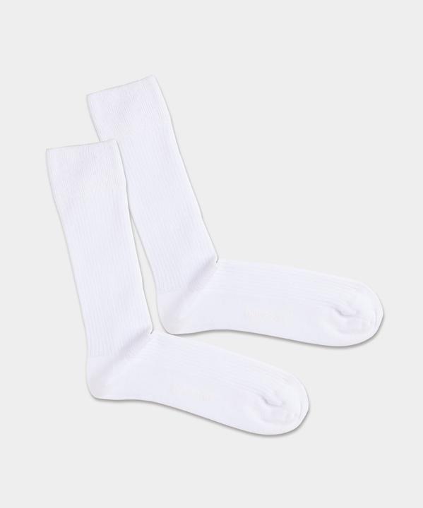 Produktbild DillySocks Ribbed Snow White (Einzelpack, 36 - 40)