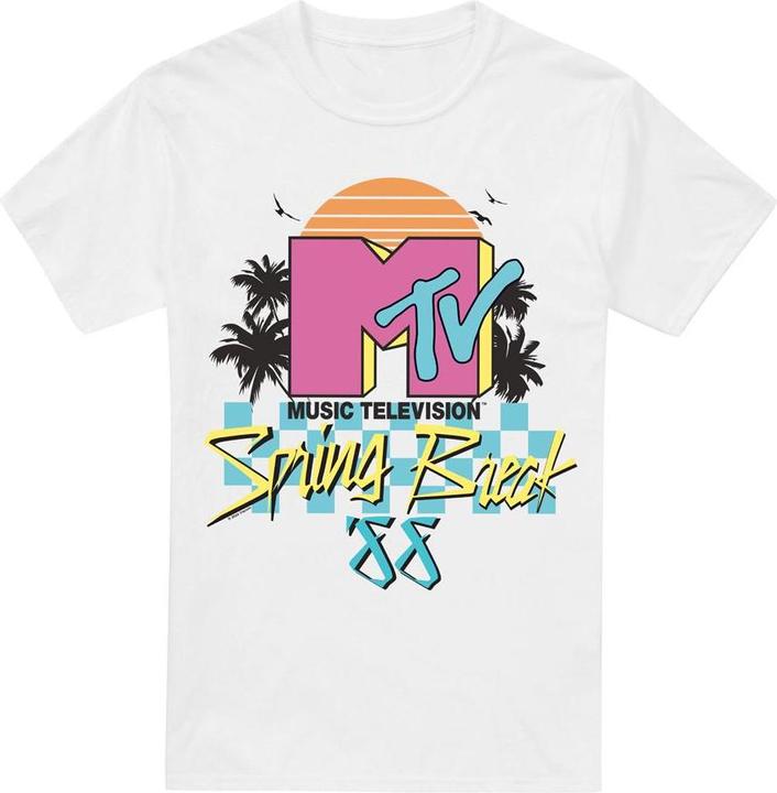 Actual product image MTV Mens Spring Break Checkerboard T-Shirt (XL)