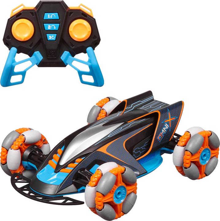 Actual product image Nikko 10051 Omni X, Remote Control RC Car, Race Car up to 14 km/h, Multidirectional Wheels for...