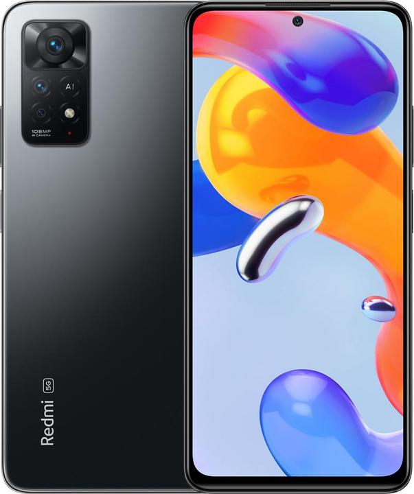 Image du produit Xiaomi Redmi Note 11 Pro 5G (64 Go, Gris graphite, 6.67", Double SIM hybride, 108 Mpx, 5G)