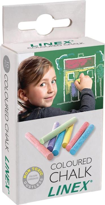 Actual product image Linex Table chalks (Multicoloured, 10 x)