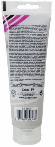 Image du produit Pebeo Decocrème Peinture acrylique mate (Extraire, 120 ml)