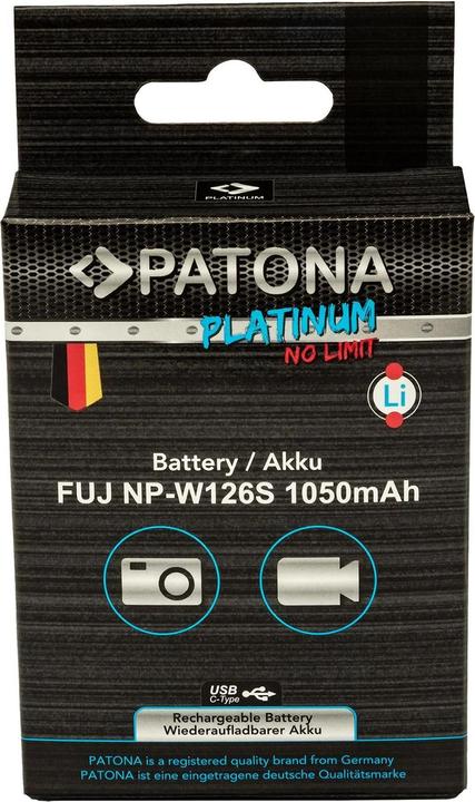 Immagine prodotto Patona Platino USB-C Fujifilm NP-W126S (Accumulatore di carica elettrica)