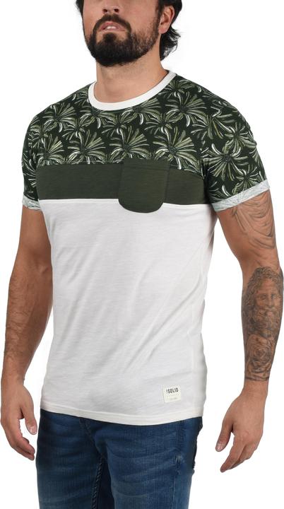 Immagine prodotto Solid Florian T-Shirt Con Disegno Maglietta A Manica Corta Da Uomo Con Girocollo In Cotone 100% (XXL)