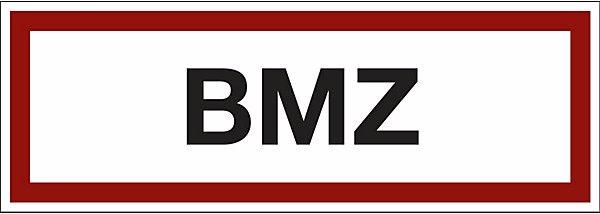 Actual product image Marahrens Fire protection sign for the fire brigade, LxH 420x148 mm, foil, VE 10 pcs, BMZ