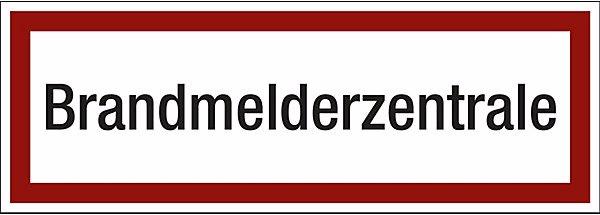 Produktbild Marahrens Brandschutzkennzeichen Feuerwehr, Folie, 297x105, 10 Stk, Brandmeldezentrale