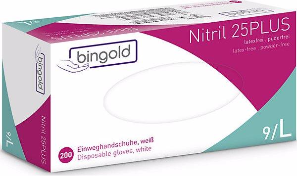 Produktbild Bingold Nitril Handschuhe (L)