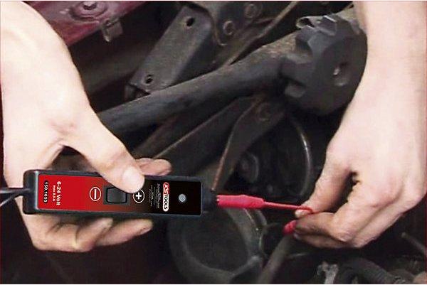 Actual product image KS Tools Function test lamp, 6 - 24 V DC, cable length 25 m