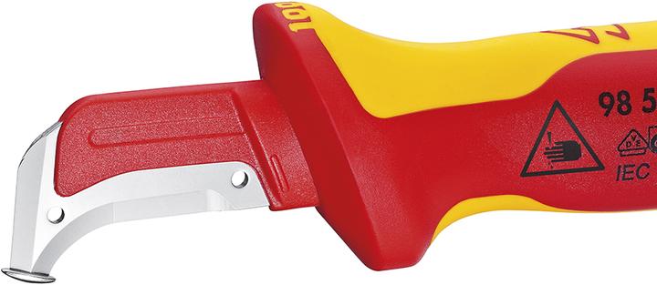 Produktbild Knipex Abmantelungsmessermit Gleitschuh 98 55 SB (3.80 cm)