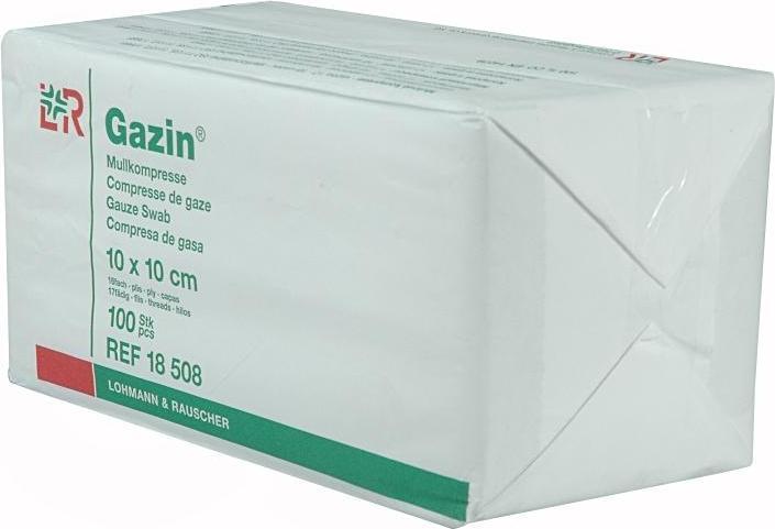 Produktbild Gazin Mullkompressen 10x10cm 16-fach unsteril