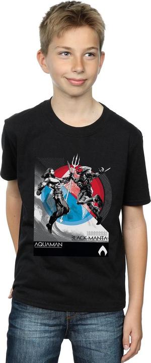 Image du produit - T-shirt AQUAMAN VS BLACK MANTA - Garçon (152, 158)