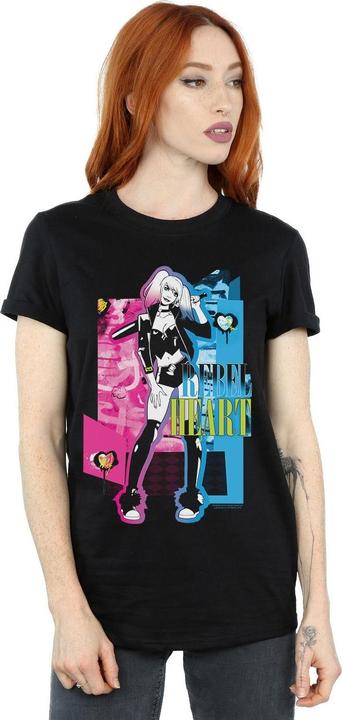 Immagine prodotto Harley Quinn Rebel Heart Maglietta Ampia Donna (3XL)