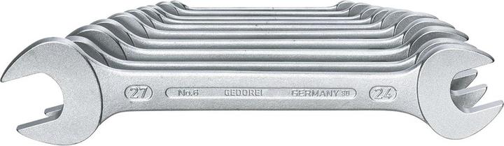 Produktbild Gedore 6-10 Doppelmaulschlüssel-Satz 10-teilig 6-27 mm (19 mm, 6 mm, 12 mm, 24 mm, 14 mm, 22 mm, 16 mm, 23 mm, 10  mm, 21 mm, 18 mm, 27 mm, 7 mm, 17 mm, 11 mm, 15 mm, 26 mm, 8 mm, 9 mm, 13 mm, 20 mm, 25 mm)