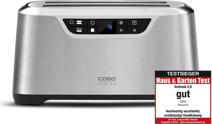 Actual product image Caso Novea T4 4 disc(s) stainless steel
