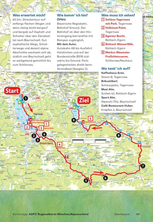 Nährwerte und Zutaten Die 28 schönsten E-Bike Touren in Oberbayern (Deutsch, BVA BikeMedia GmbH, 2023)