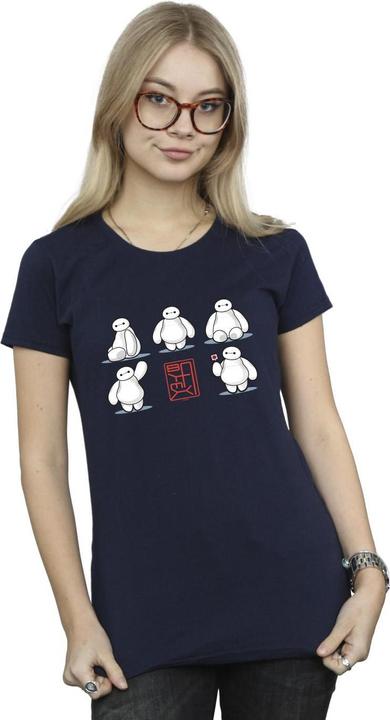 Actual product image Disney Womens/Ladies Big Hero 6 Baymax Many Poses Cotton T-Shirt (XL)