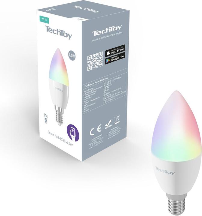 Actual product image Tesla TSL-LIG-E14 (E14, 4.50 W, 350 lm, 1 x, F)