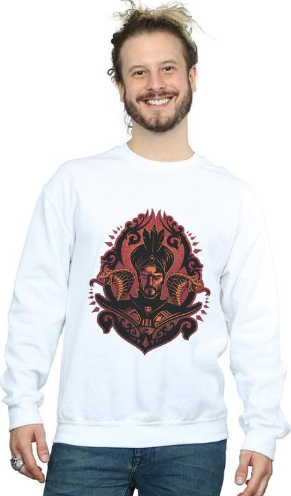 Actual product image Disney Mens Aladdin Movie Jafar Snakes Sweatshirt (4XL)