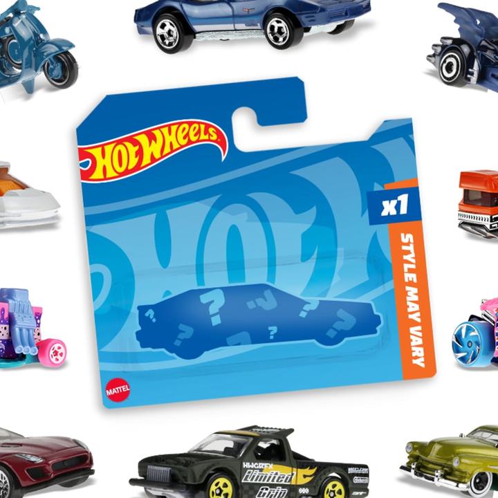 Actual product image Hot Wheels Die-Cast 1-piece range
