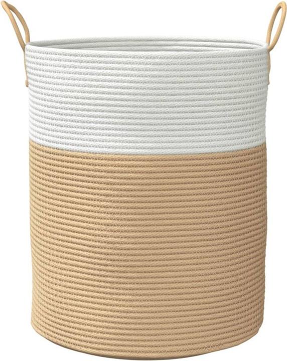 VidaXL Cestino portaoggetti Beige (1 x, Ø 38 x 46 cm)