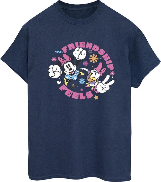 Actual product image Disney Womens/Ladies Minnie Mouse Daisy Friendship Cotton Boyfriend T-Shirt (XL)
