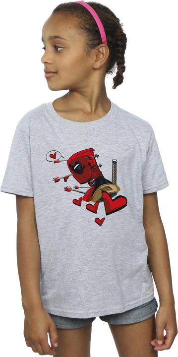 Image du produit - T-shirt DEADPOOL LOVE ARROW - Fille (116)