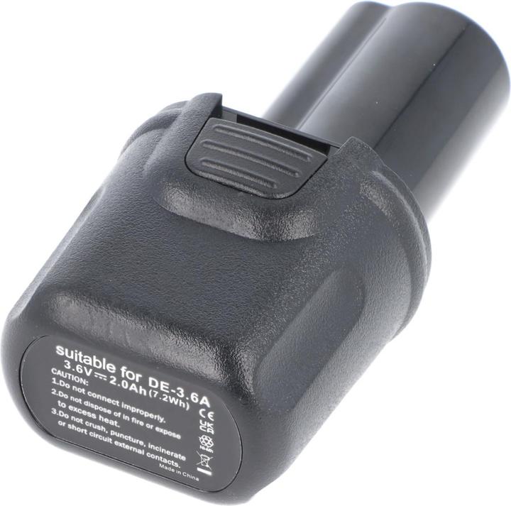 Actual product image AccuCell Battery for Dewalt DC600 / type DE9054 articulated screwdriver (3.6 V)