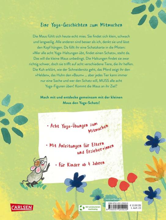 Actual product image The little mouse and the yoga treasure (Lena Ellermann, Britta Nonnast, German)