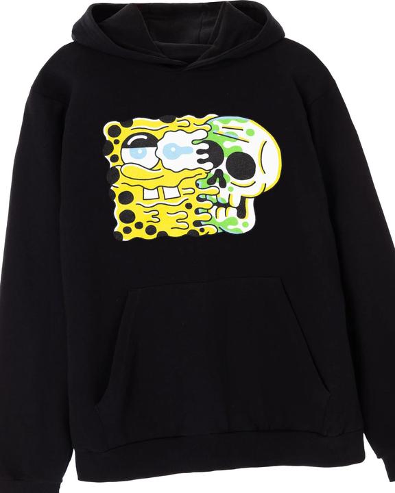Actual product image Spongebob Squarepants Mens Skull Hoodie (3XL)