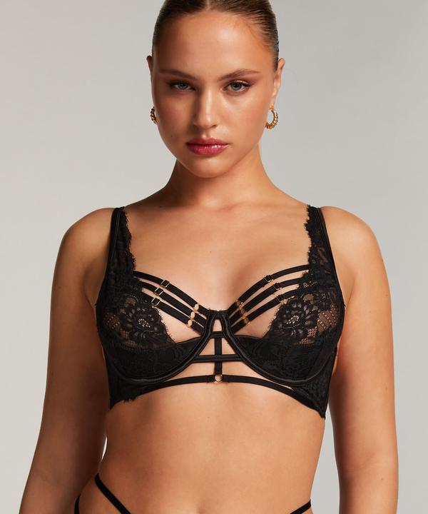 Actual product image Hunkemöller Iggy Half-Padded Cup Underwired Longline Bra (80)