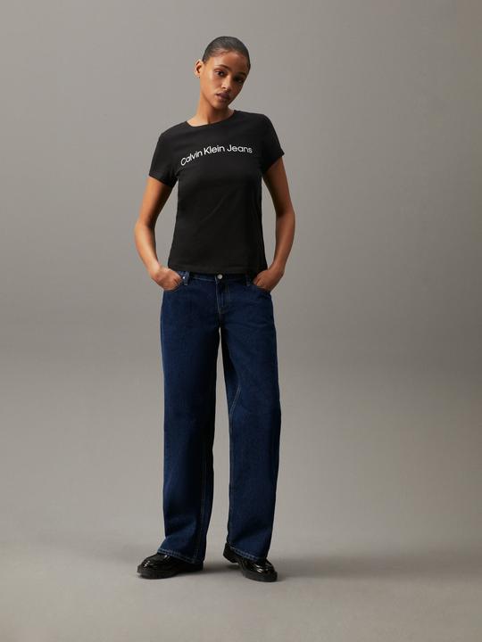 Actual product image Calvin Klein Jeans Core Instit Logo Slim Fit Tee (S)