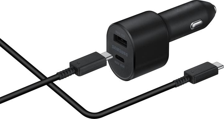 Productafbeelding Samsung DUBBELE SNELLE AUTOLADER 45W & 15W EP-L5300XB ZWART