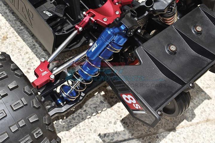 Immagine prodotto GPM Ammortizzatore Alum. Ammortizzatore Piggy Back a forma di L 187 mm posteriore nero ARRMA Kraton