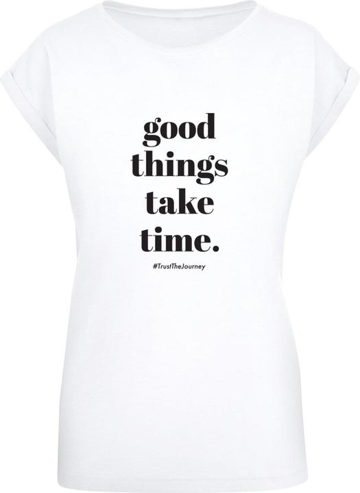 Actual product image Merchcode Ladies Good Things Take Time T-Shirt - 117487 (4XL)