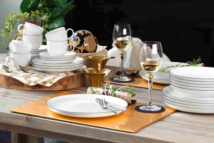 Immagine prodotto Seltmann Piatto Lido Black Line (6 x, 26 cm)