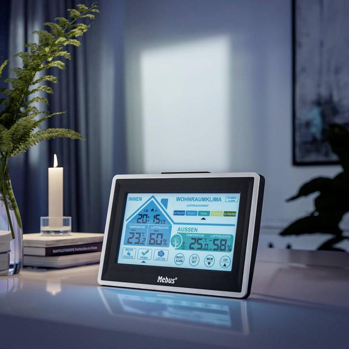 Actual product image Mebus 01026 Radio weather station