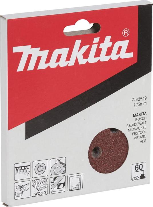 Actual product image Makita Eccentric sandpaper with velcro (60)