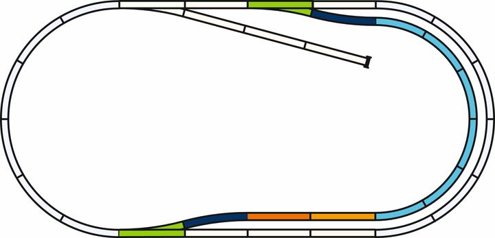 Immagine prodotto Piko Binario A con zavorra Set di binari C (Traccia H0)