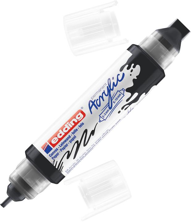 Produktbild Edding Acrylmarker 5400 Double Liner (Tiefschwarz, 10 mm, 1 x)