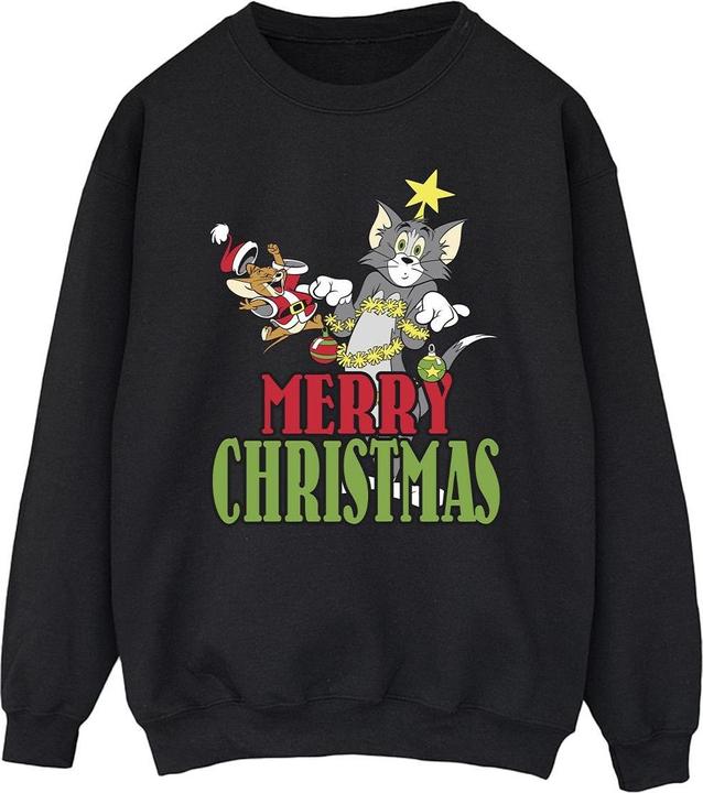 Tom & Jerry Merry Christmas Baubles Sweatshirt