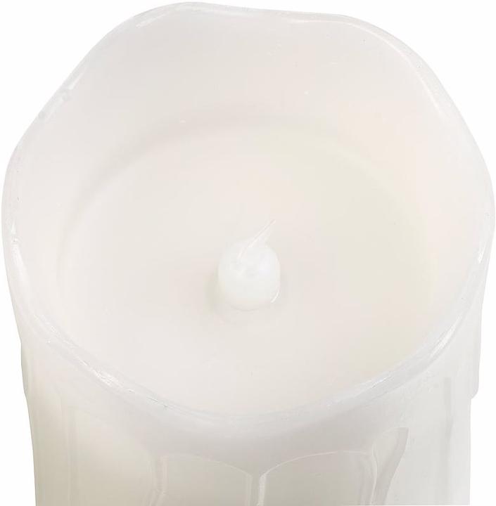 Actual product image Britesta 4 flickering LED real wax candles with graduated height, white (4 x)