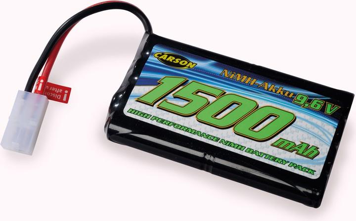 Actual product image Carson 9.6V/1500mAh NiMH Power Battery TAM (9.60 V, 1500 mAh)
