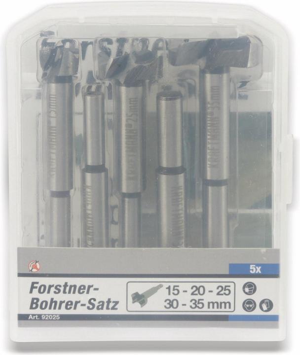 Actual product image BGS Forstner bit set (25 mm, 20 mm, 30 mm, 15 mm, 35 mm)