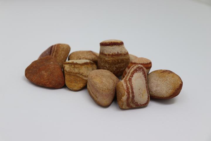 Produktbild Aquagart 100kg Kiesel Flusskiesel Kieselsteine Gartenkies Zierkies Dekokies Sandstein (200 x 300 cm)