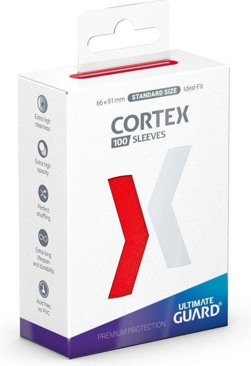 Ultimate Guard Kartenhülle Cortex Sleeves Standardgrösse Rot 100