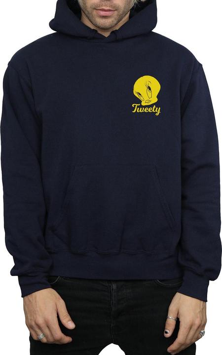 Immagine prodotto Looney Tunes Tweety Pie Head Felpa con Cappuccio Uomo (M)