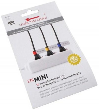 Produktbild Label-the-cable kleine Klettbinder mit Etikette (Klettkabelbinder, 90 mm, 10 Stk.)