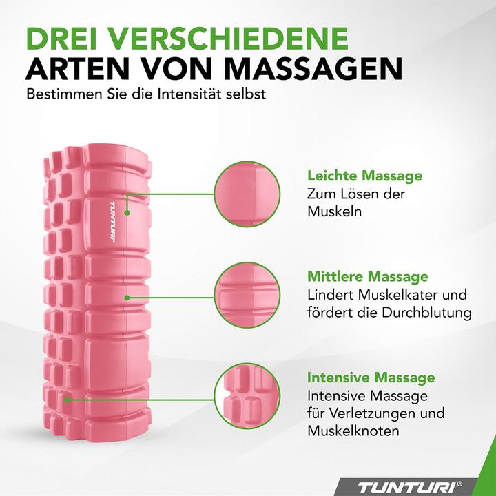 Produktbild Tunturi Yoga Massageroller 33 cm Roségold
