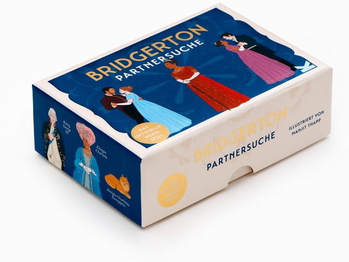 Actual product image Bridgerton dating (German)