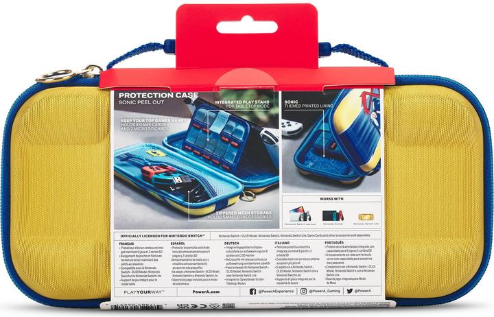 Actual product image NoName Protection Case Nintendo Switch - Sonic Peel Out (Switch, Switch Lite, Switch OLED)